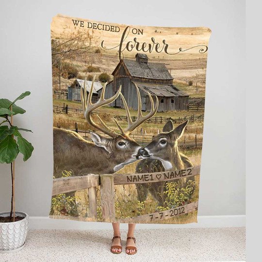 Personalized We Decided On Forever Blanket