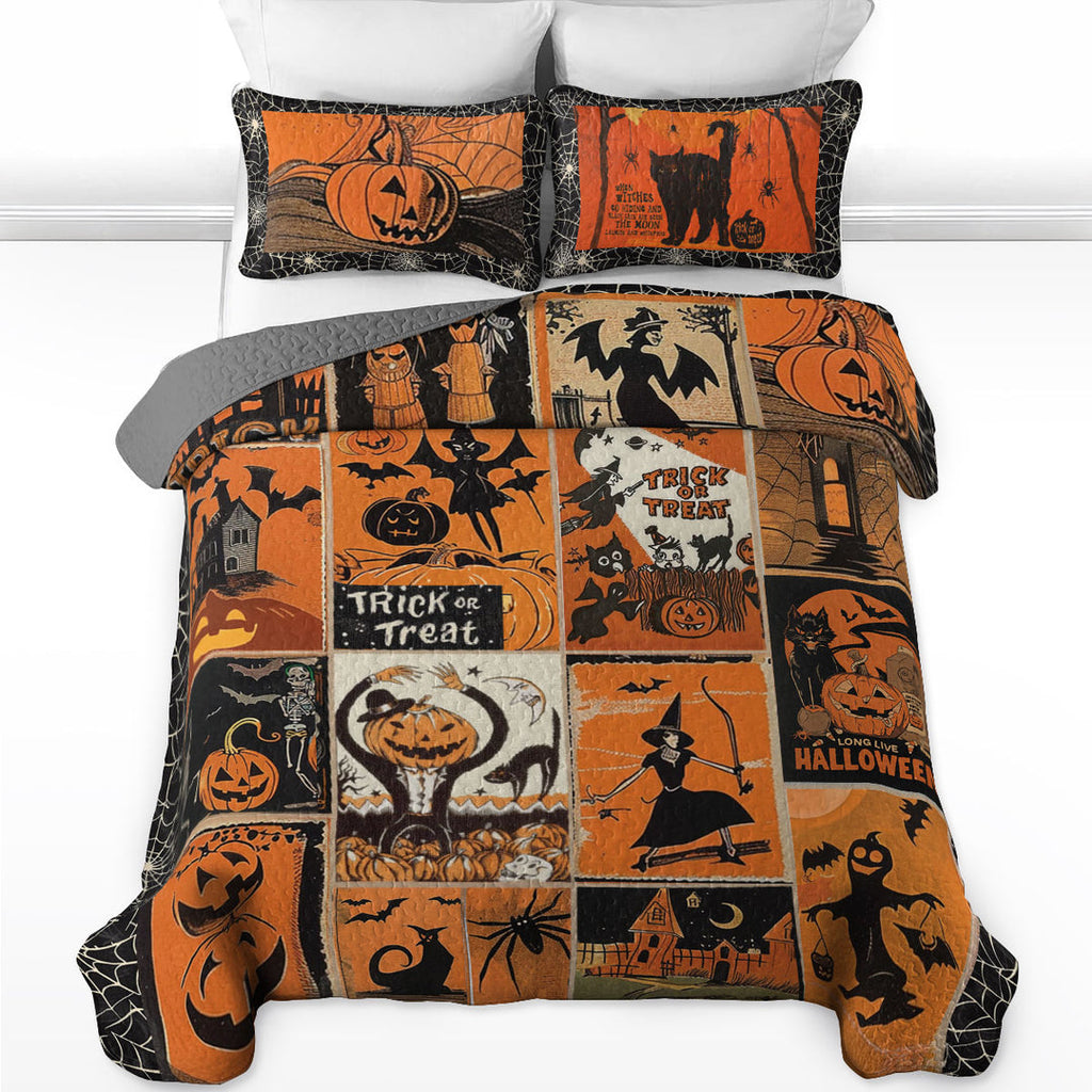 All Season Quilt 3-Piece Retro Fright Night