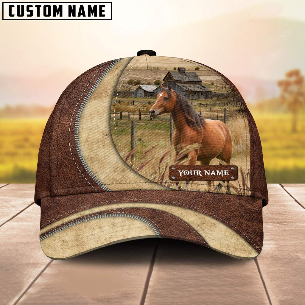 Horse Customized Name Farm Barn Cap