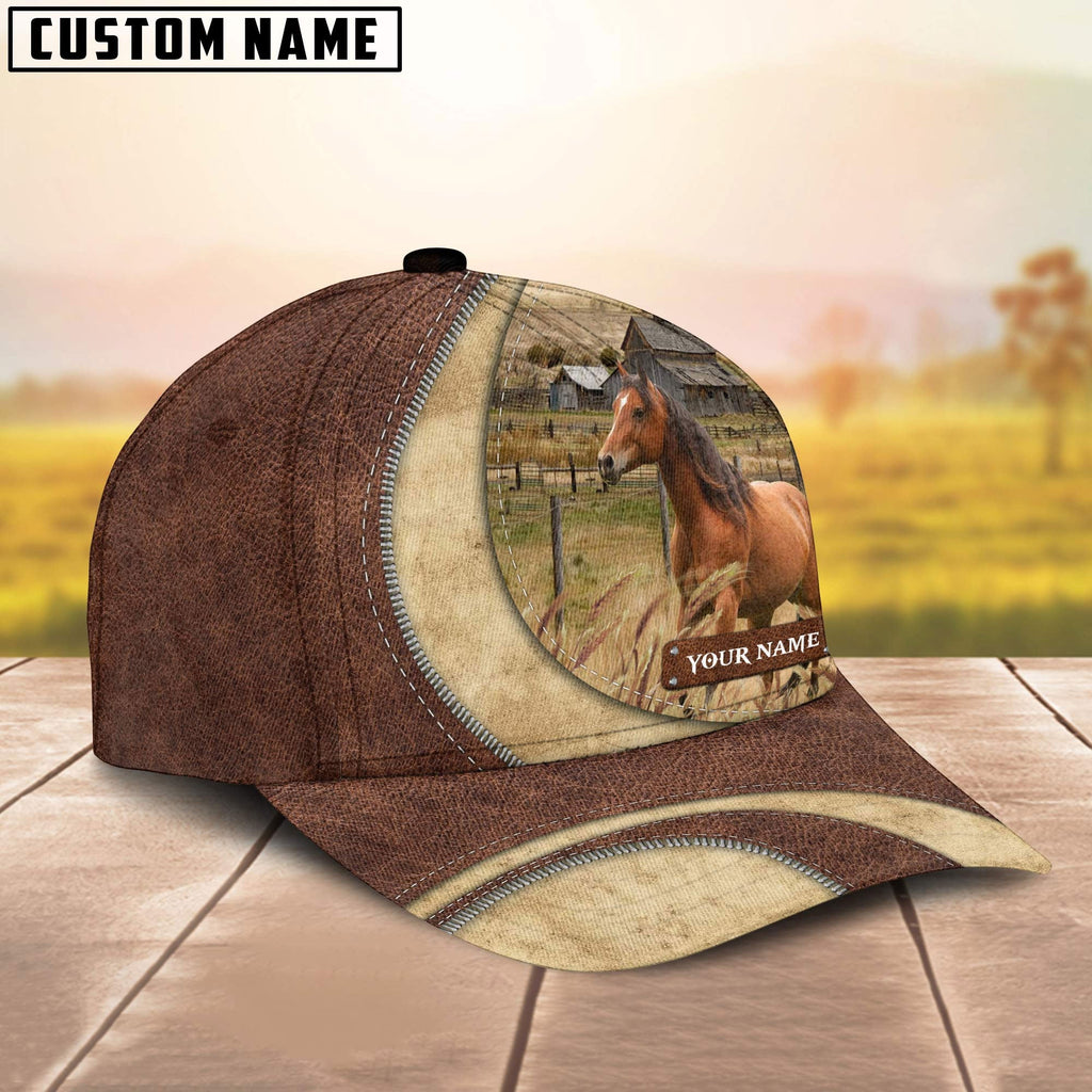 Horse Customized Name Farm Barn Cap
