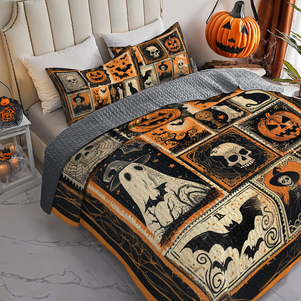 All Season Quilt 3-Piece Set Mystic Halloween Charm