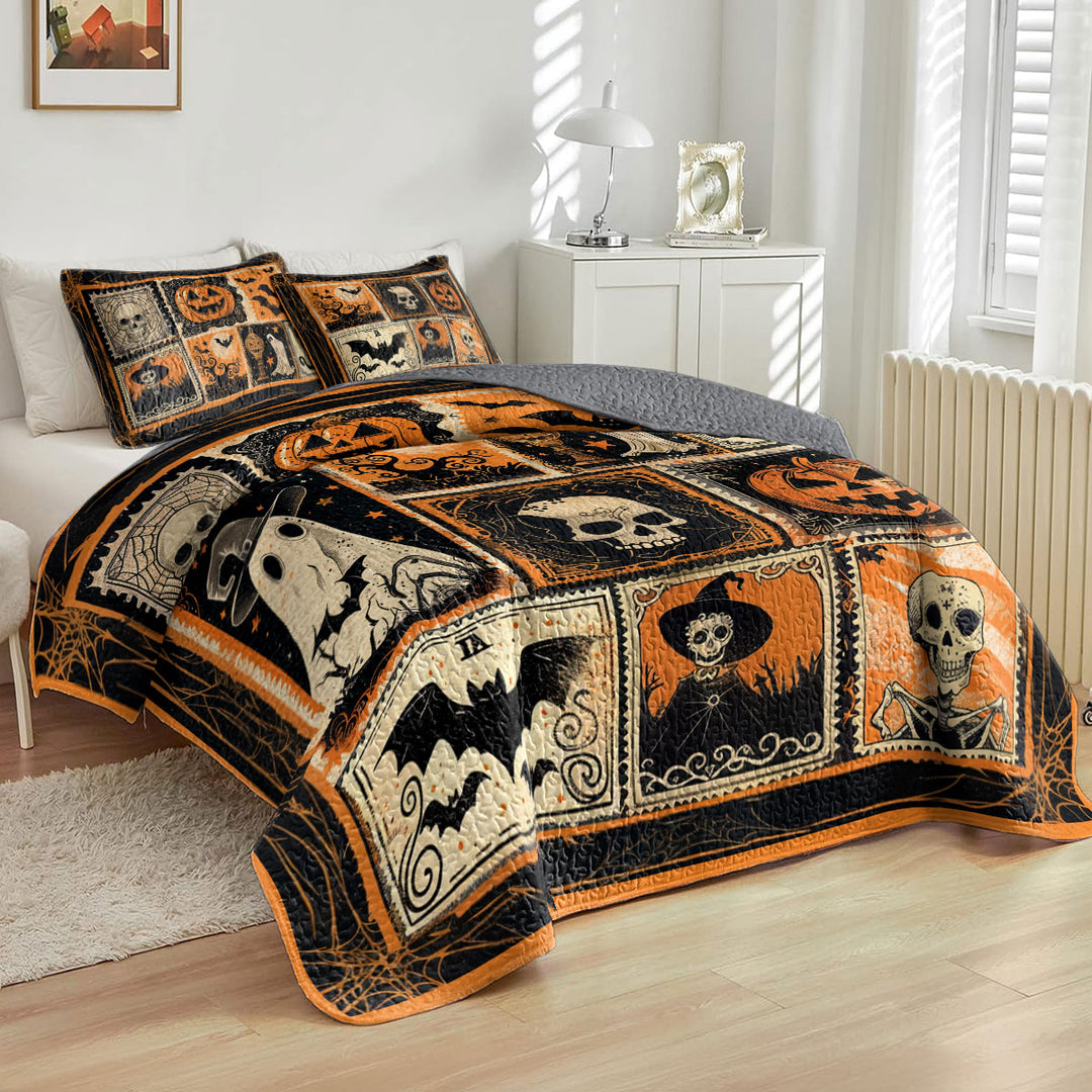 All Season Quilt 3-Piece Set Mystic Halloween Charm
