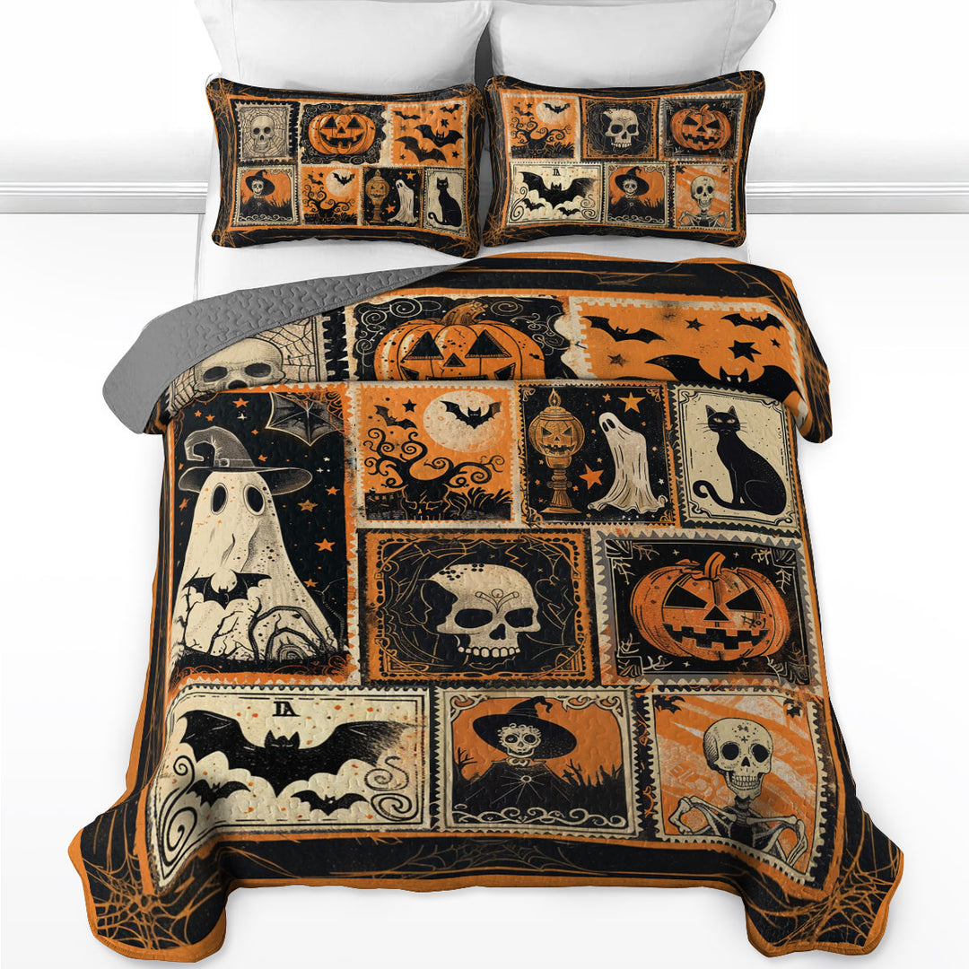 All Season Quilt 3-Piece Set Mystic Halloween Charm