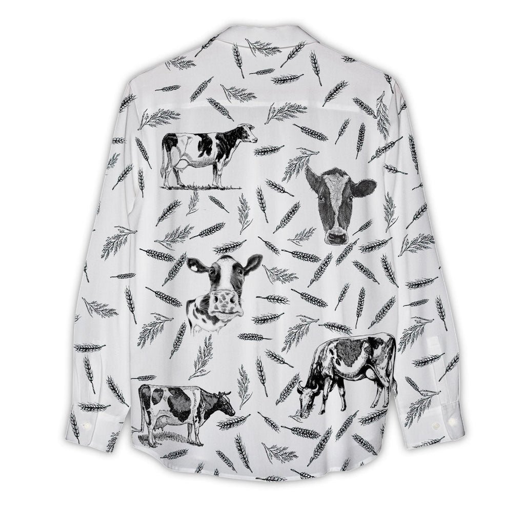 Unique Holstein Pattern Casual Shirt