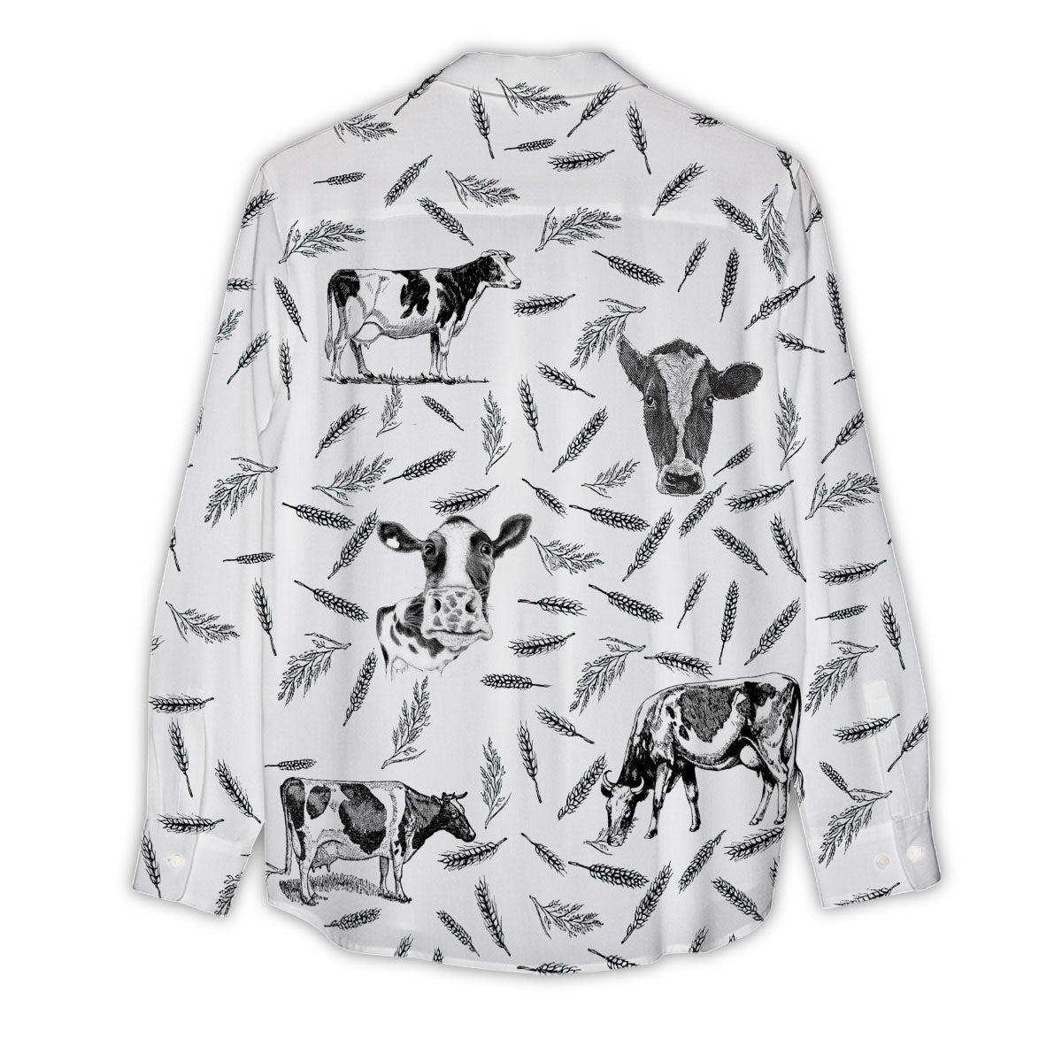 Unique Holstein Pattern Casual Shirt