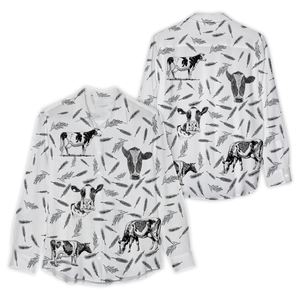 Unique Holstein Pattern Casual Shirt