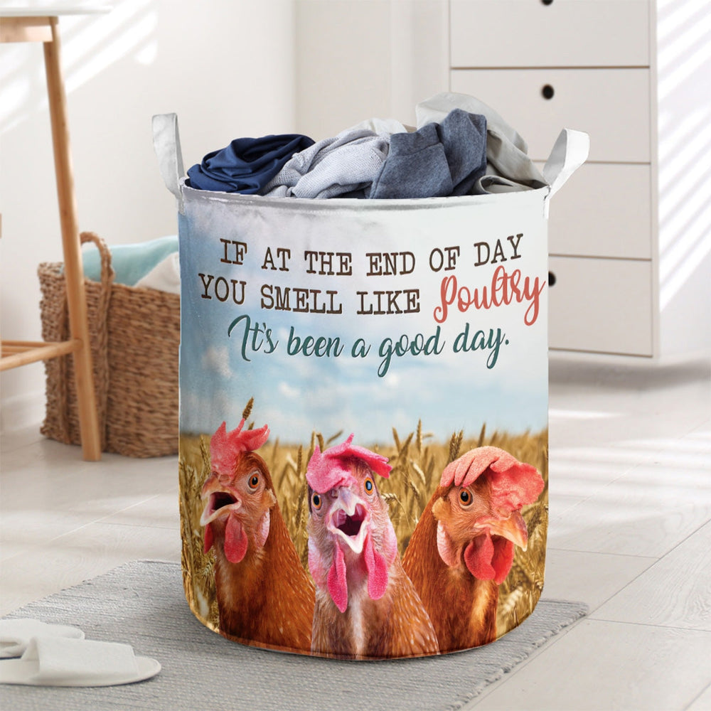 Chicken - It's Been A Good Day Laundry Basket