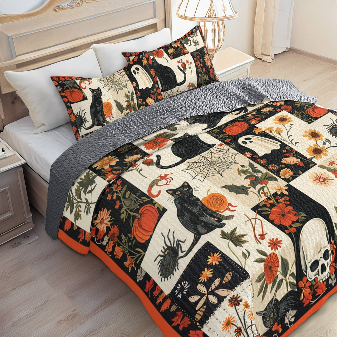 All Season Quilt 3-Piece Set Feline Frolic