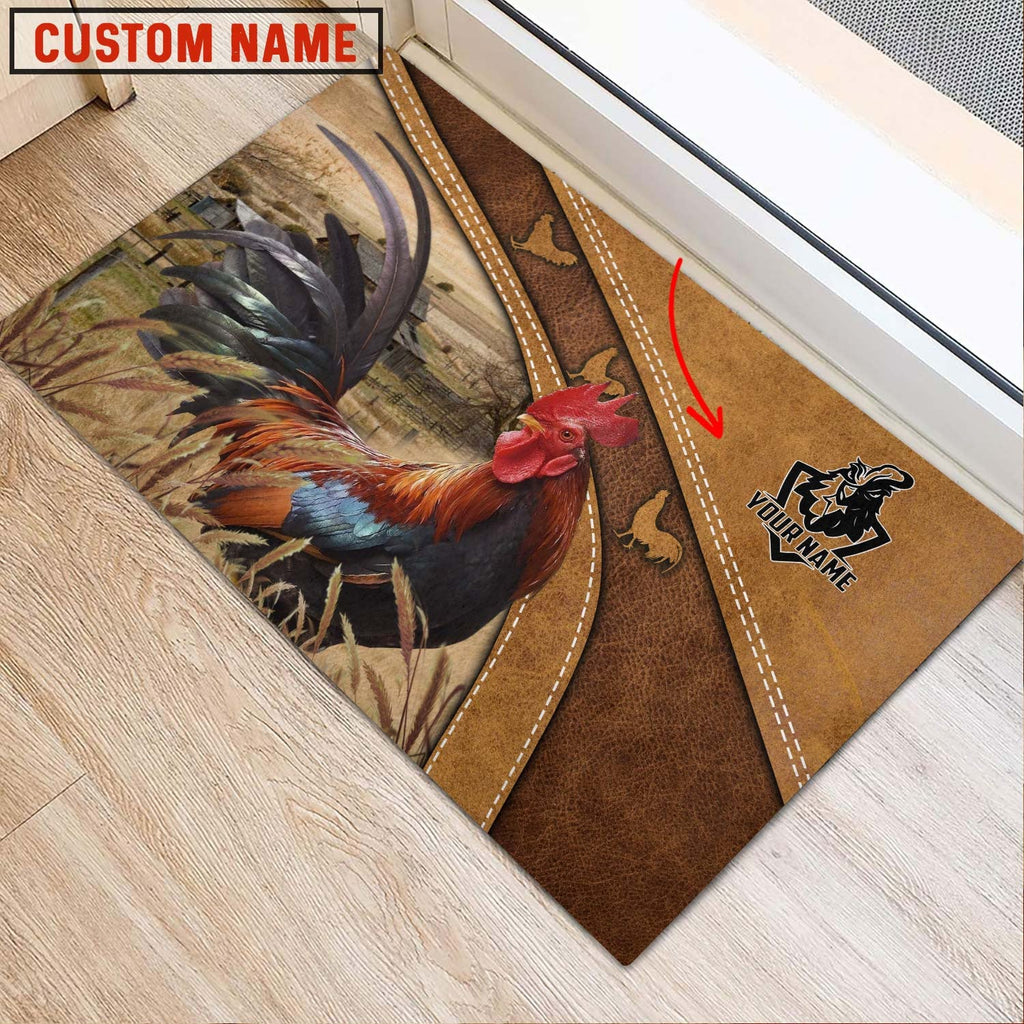 Chicken Personalized - Welcome  Doormat