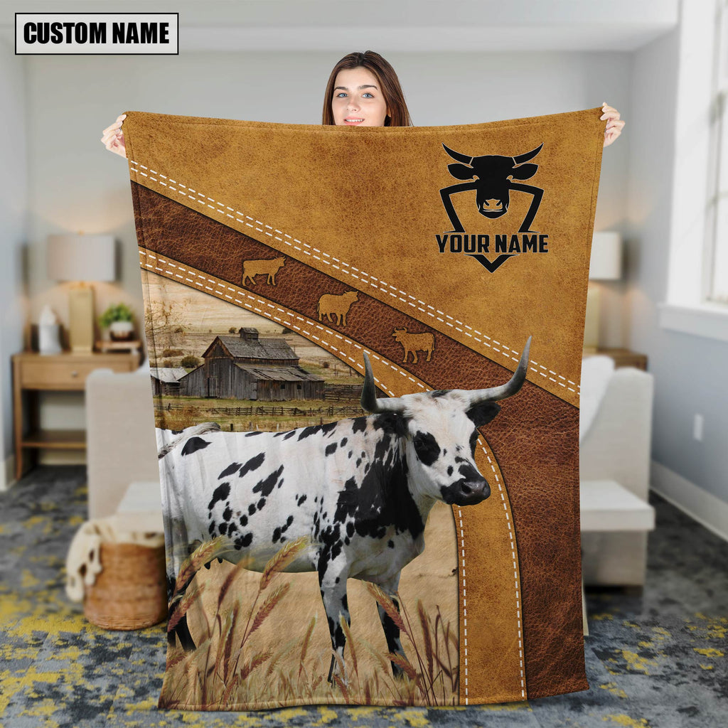 Personalized Name Corriente Brownie Background Blanket