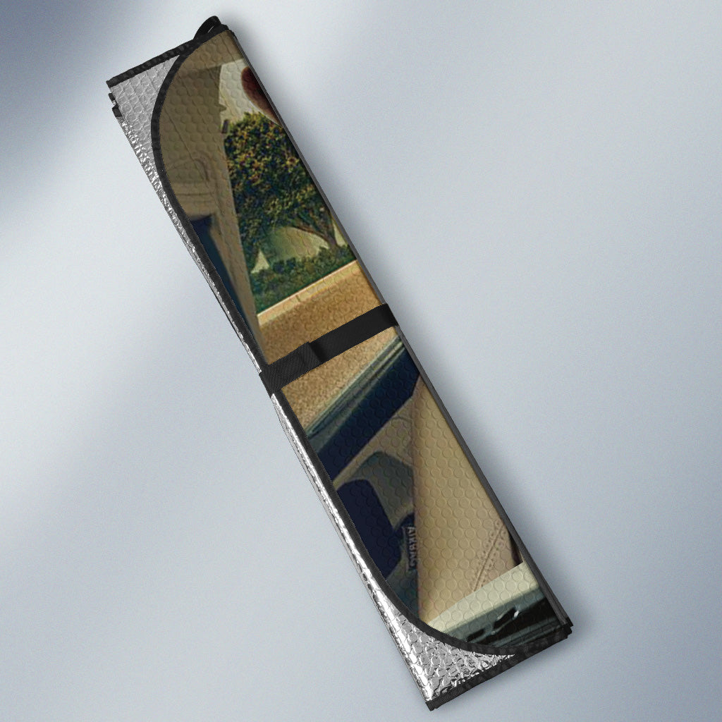 Driving Goats All Over Printed 3D Sun Shade