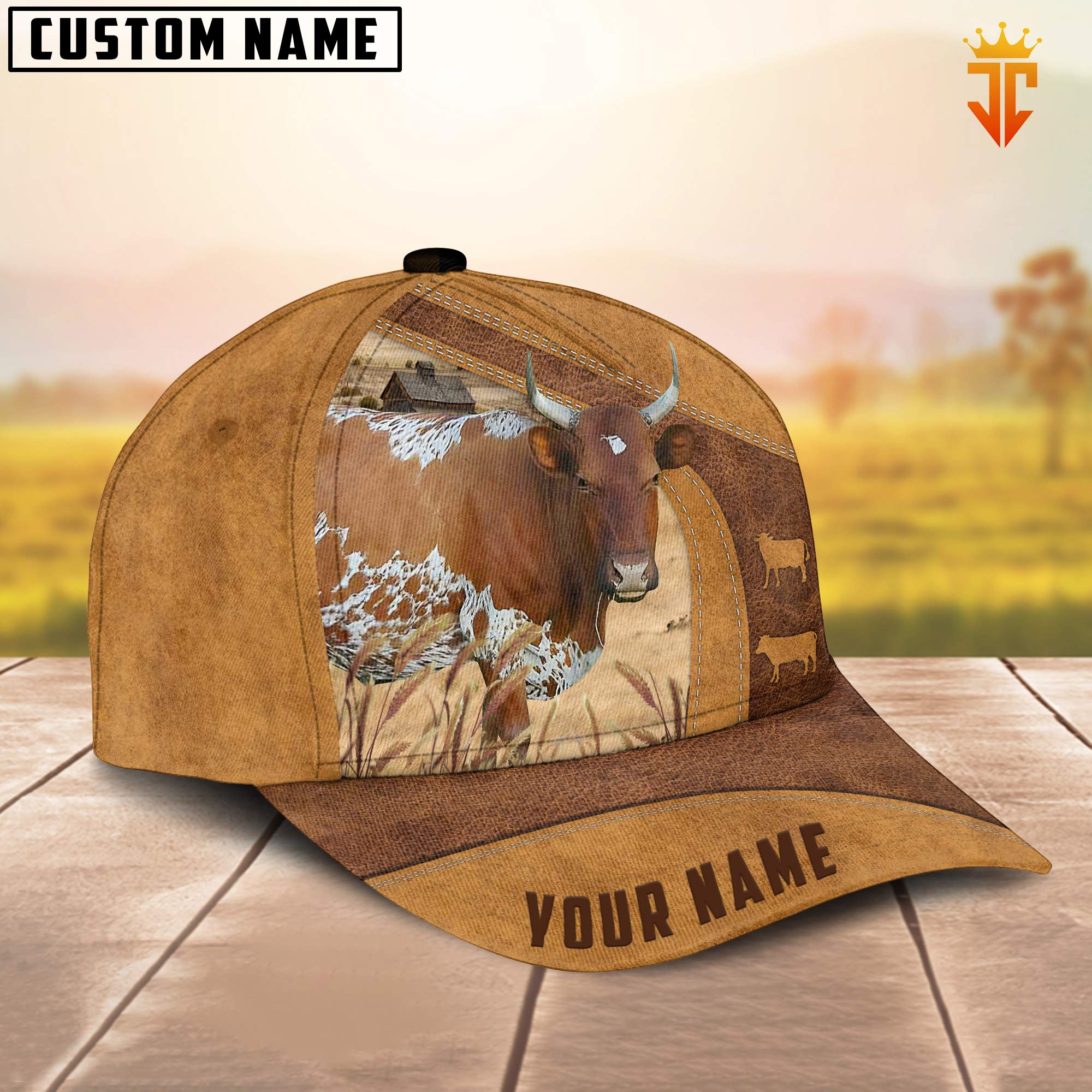 Custom Name Florida Cracker Cattle Cap
