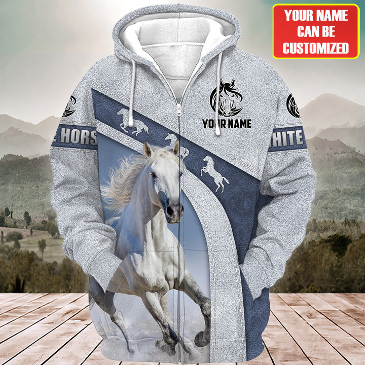 Custom Name Horse Lovers 3D Hoodie