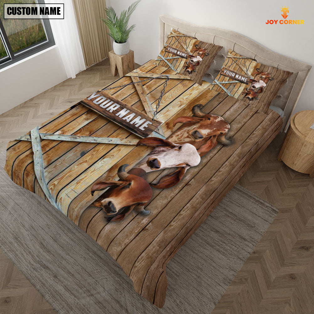 Happy Farm GYR Wooden Door Bedding Set