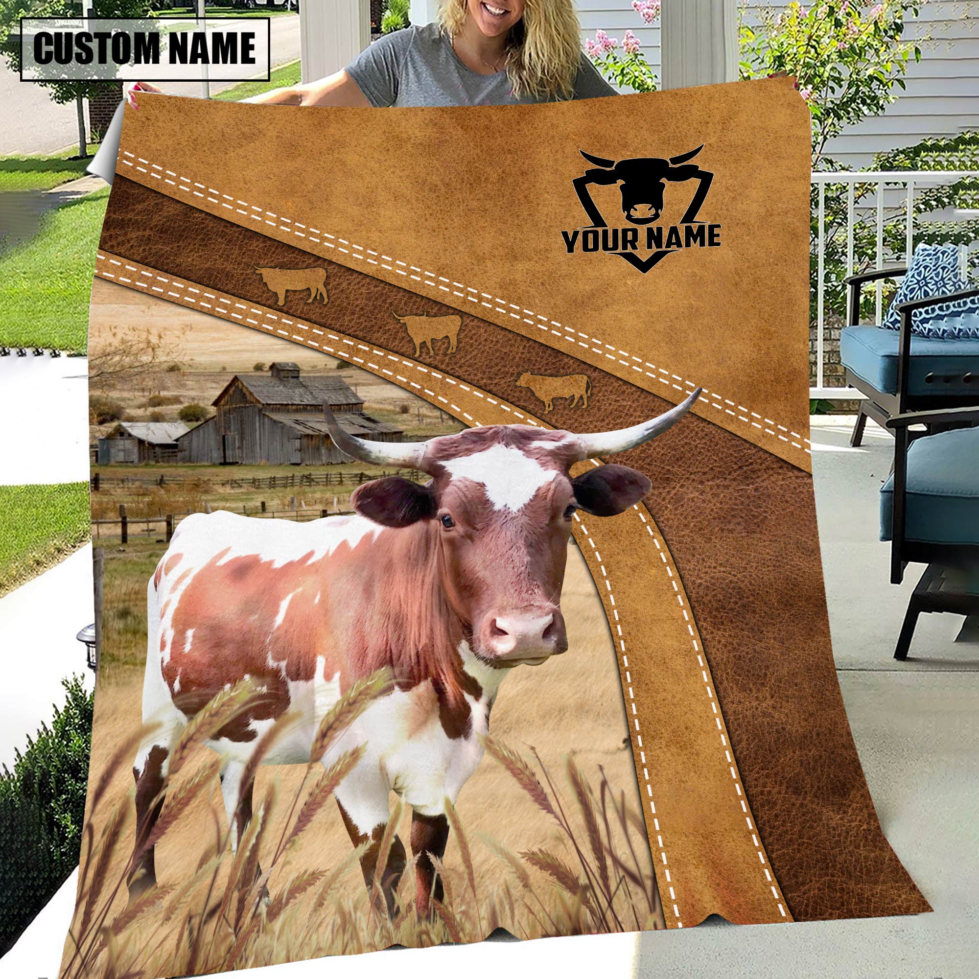 Pineywoods Custom Name Blanket