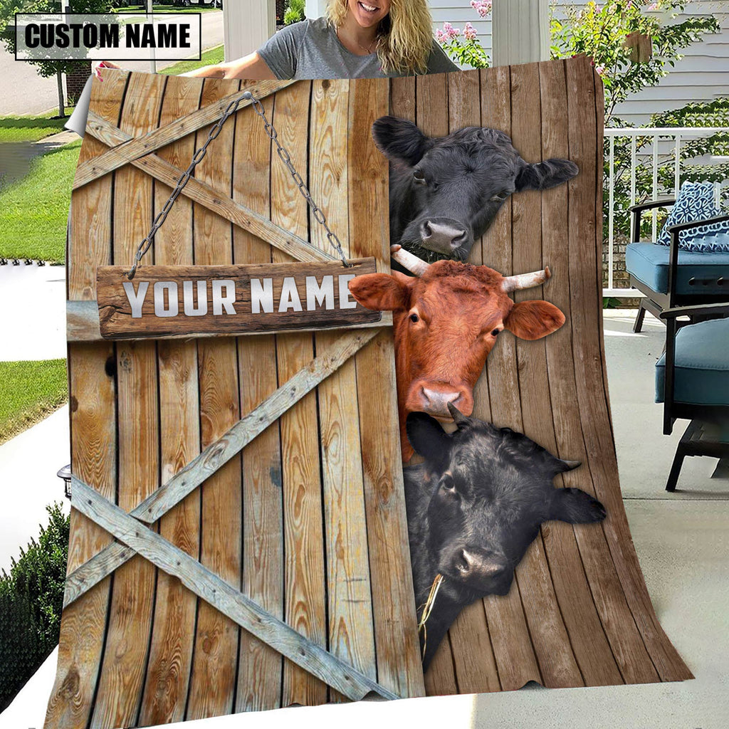 Personalized Name Dexter Barn Blanket