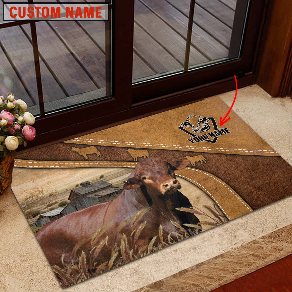 Beefmaster Personalized - Welcome  Doormat