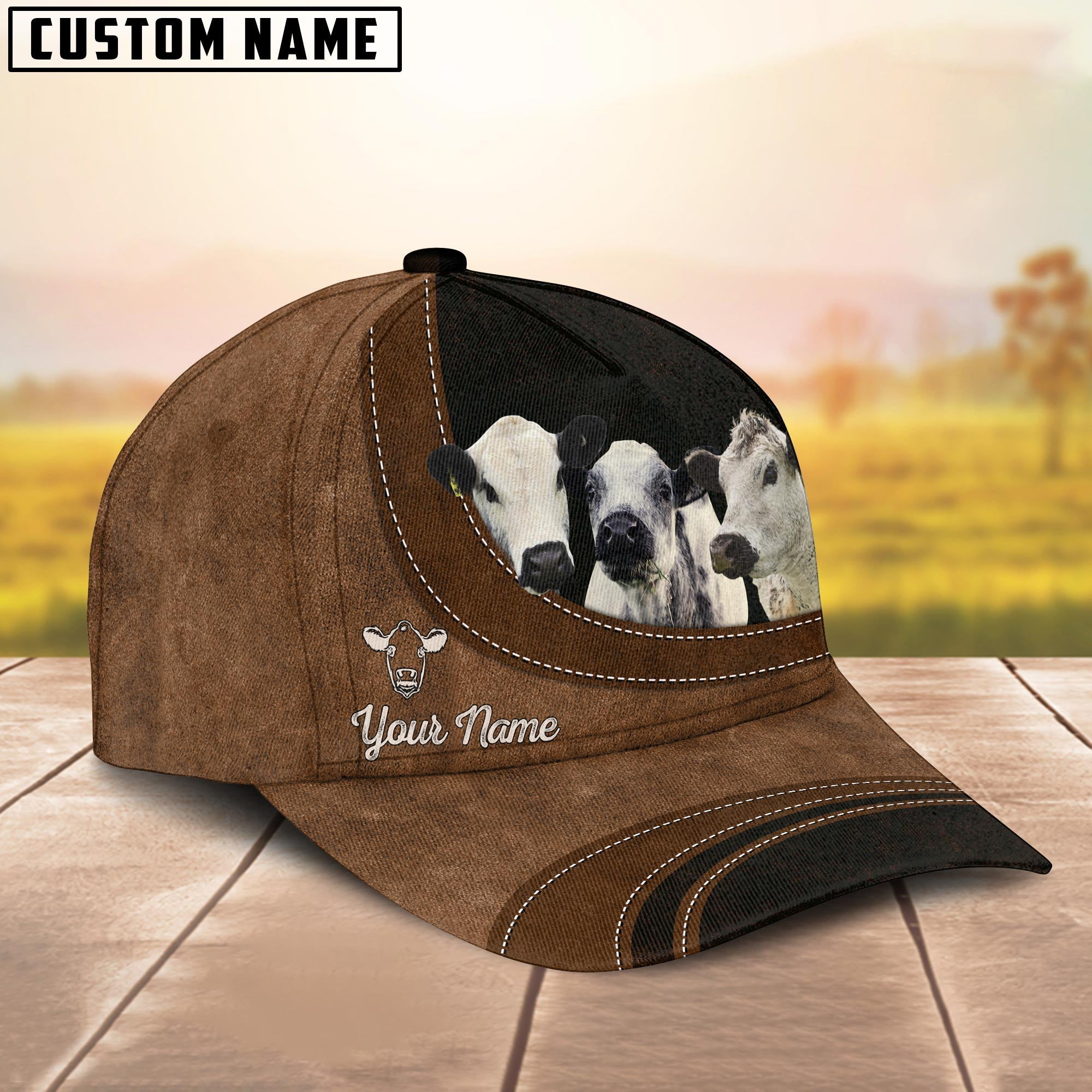 Speckled Park Happiness Customized Name Cap