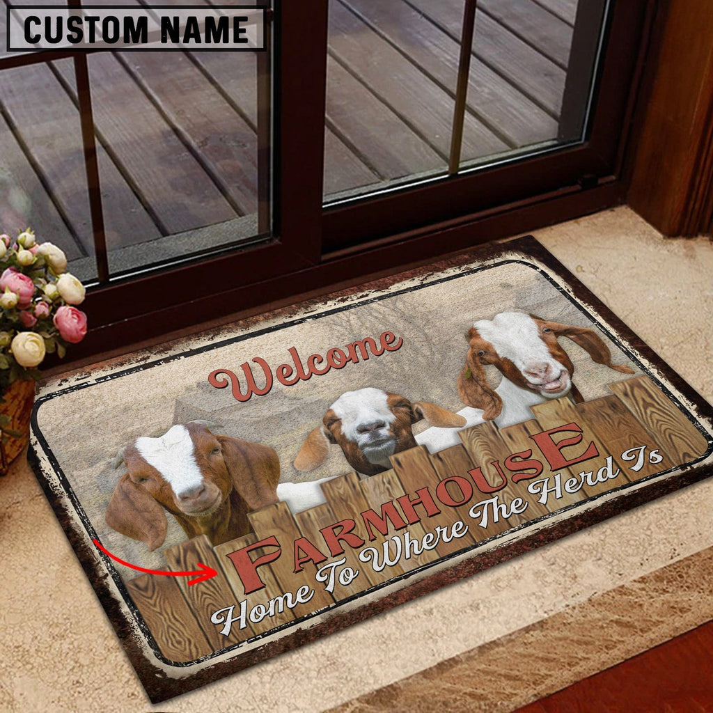 Boer Personalized - Welcome  Doormat