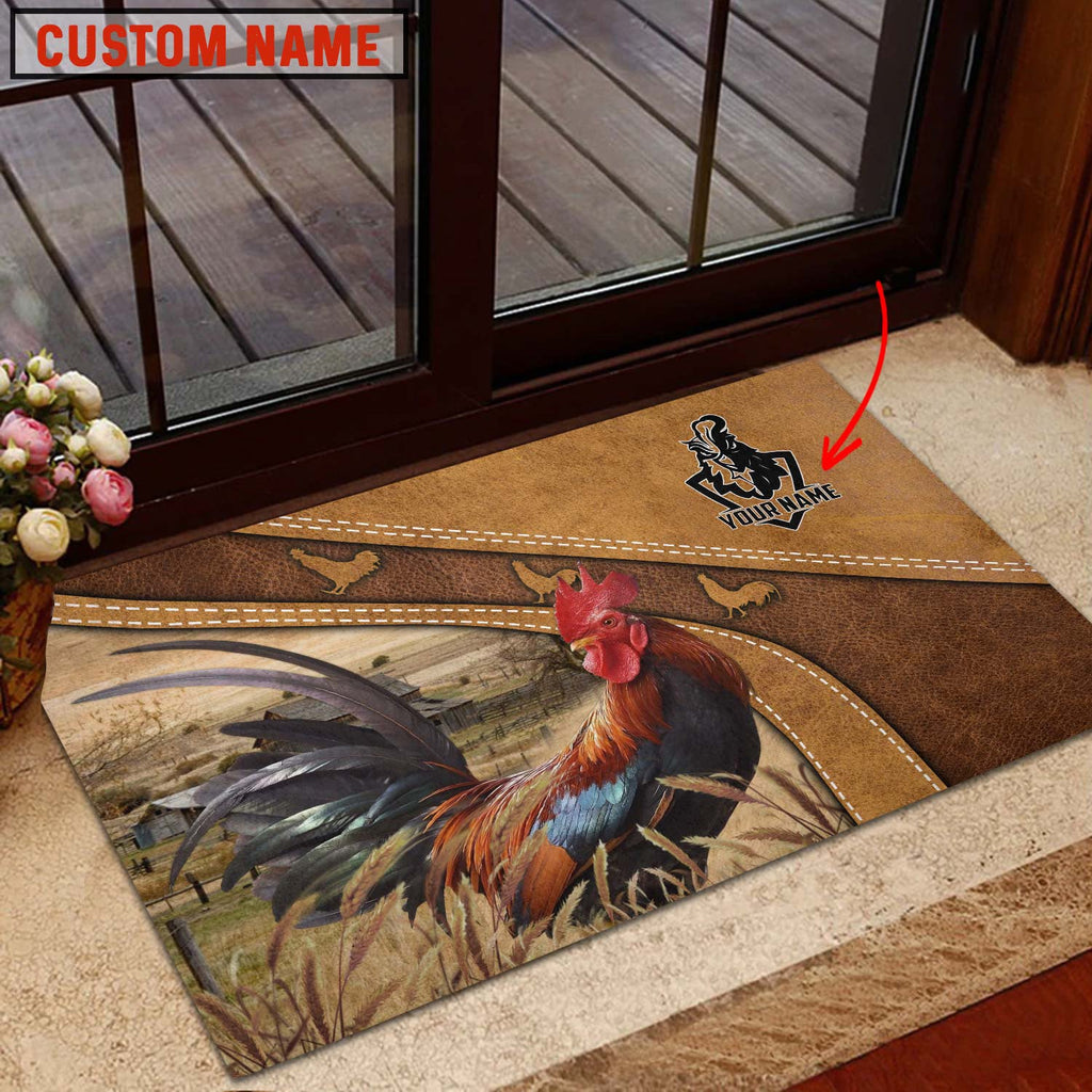 Chicken Personalized - Welcome  Doormat