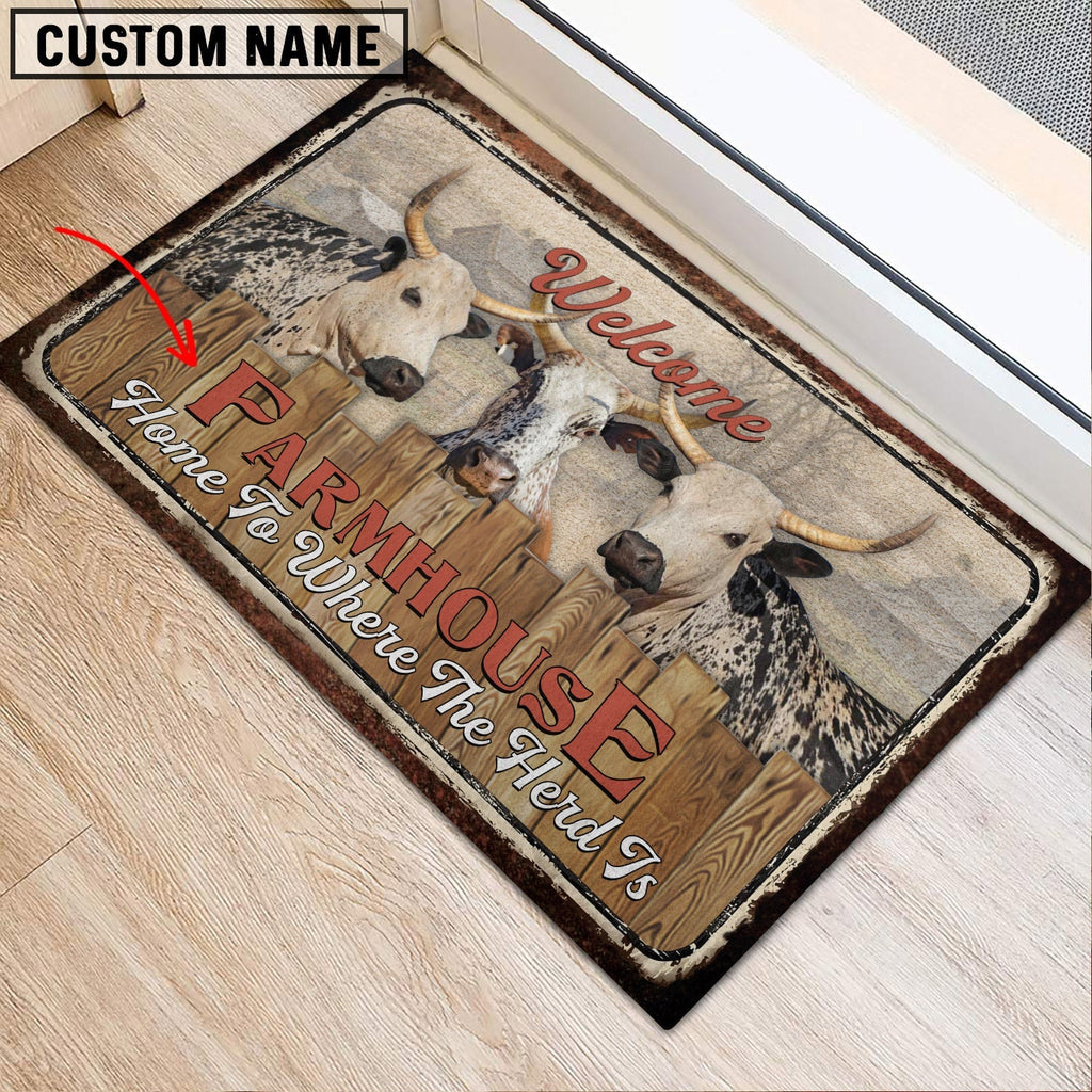 Corriente Personalized - Welcome  Doormat