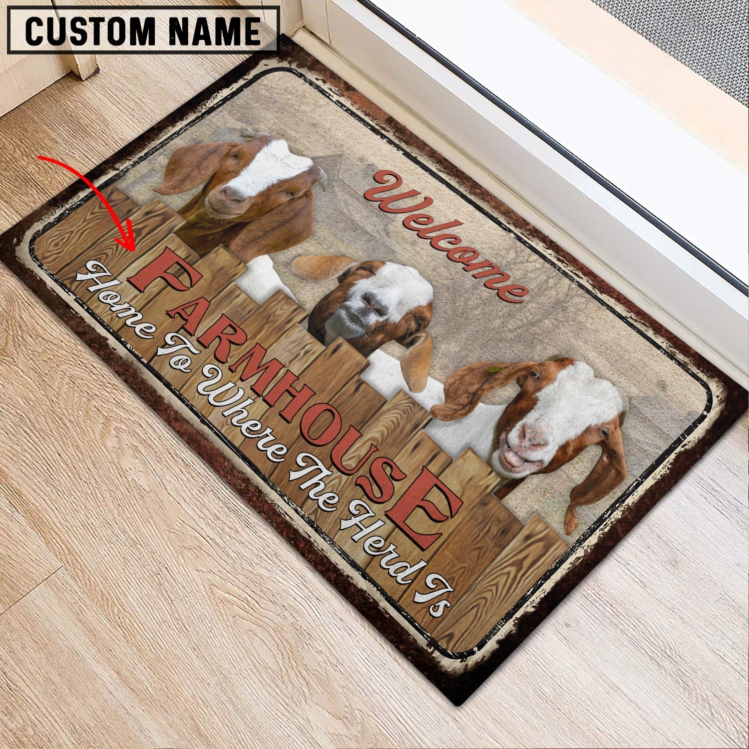 Boer Personalized - Welcome  Doormat