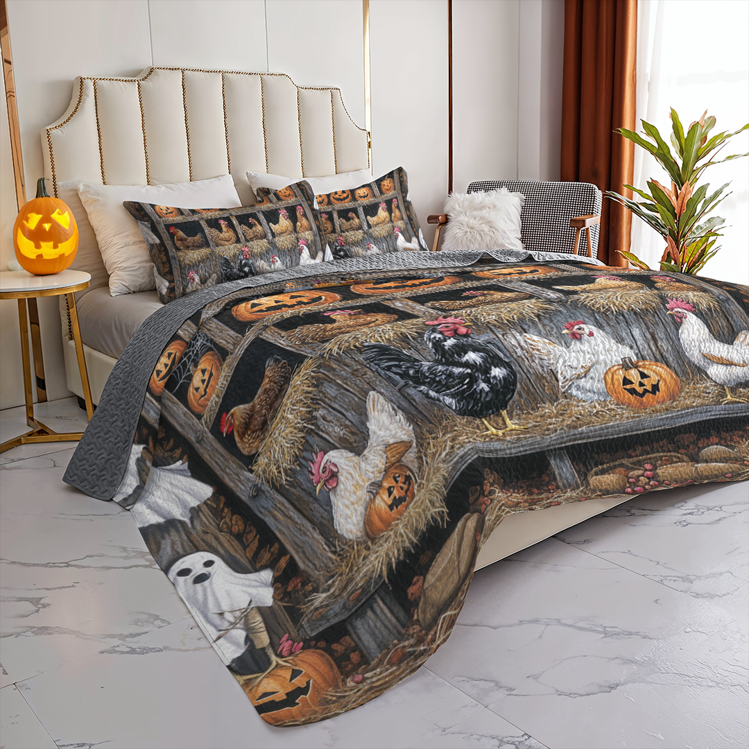 All Season Quilt 3-Piece Set Wicked Chicken Coop