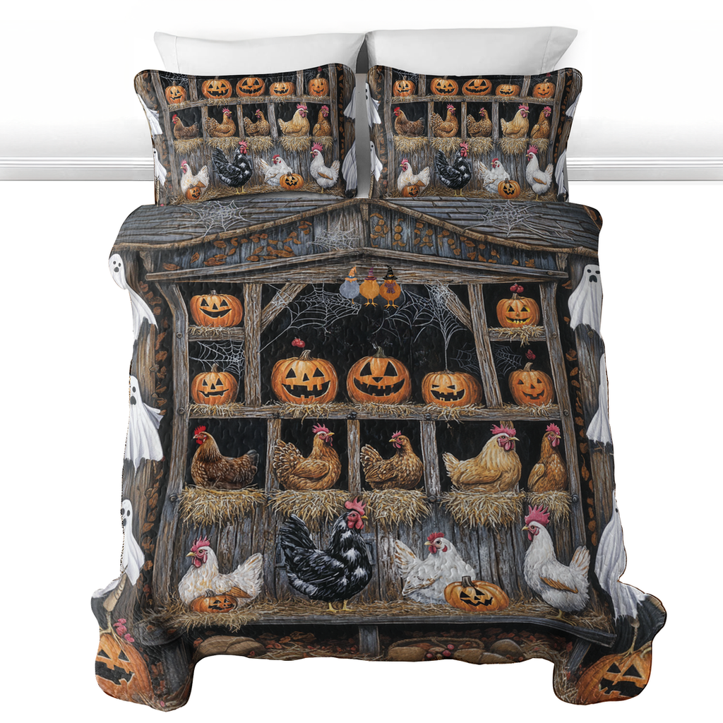 All Season Quilt 3-Piece Set Wicked Chicken Coop
