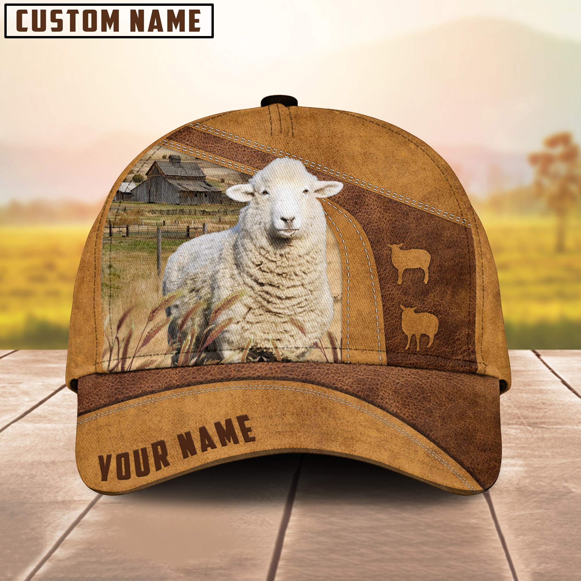 Custom Name Sheep Cap