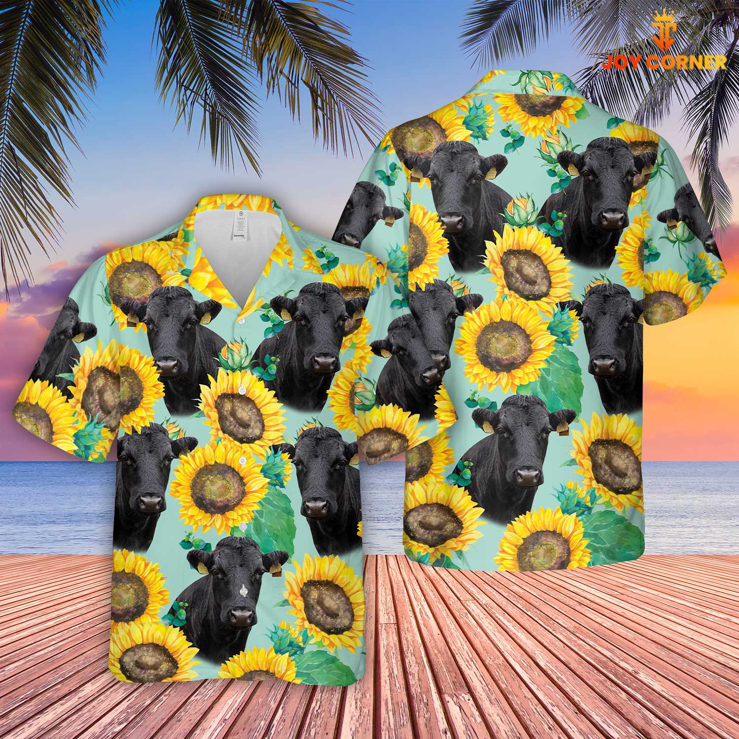Unique Dexter Sunflowers Floral Farm 3D Hawaiian Shirt
