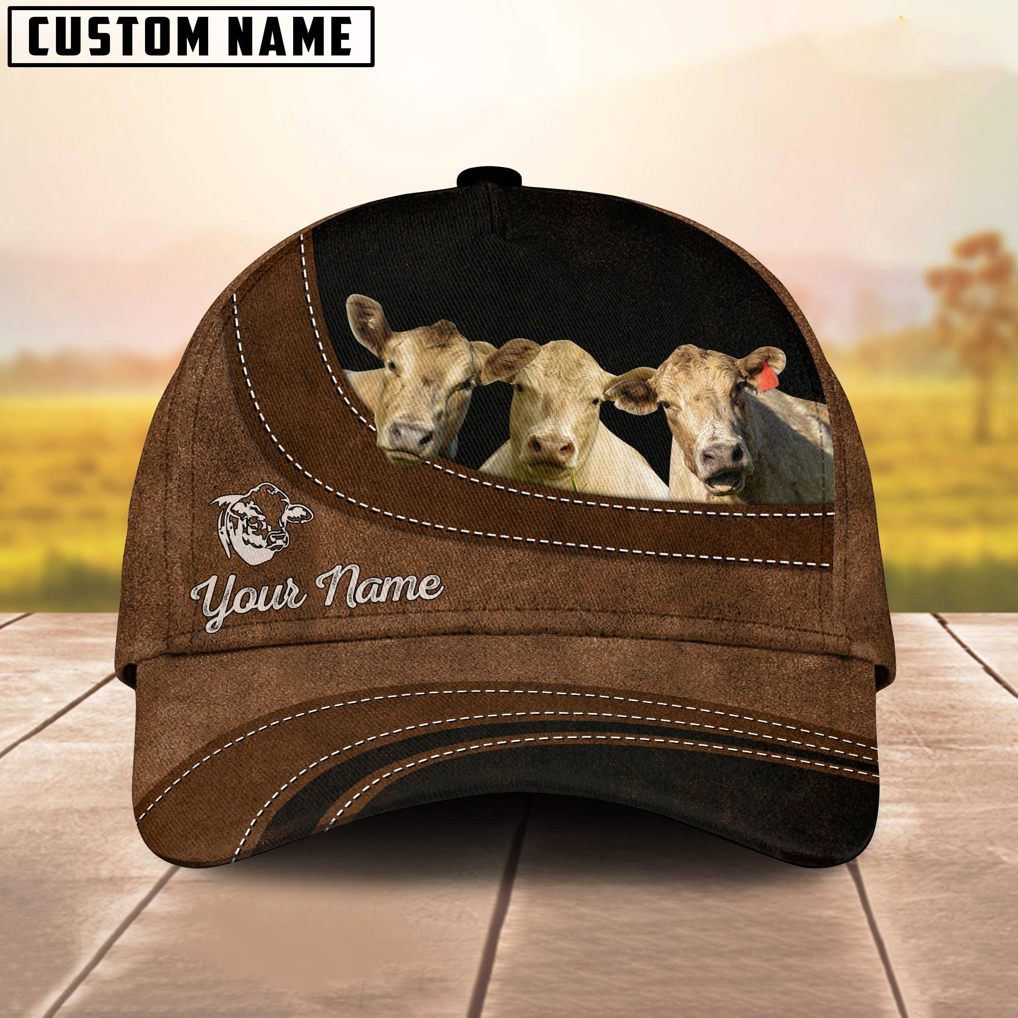 Murray Grey Full Happiness Customized Name Cap