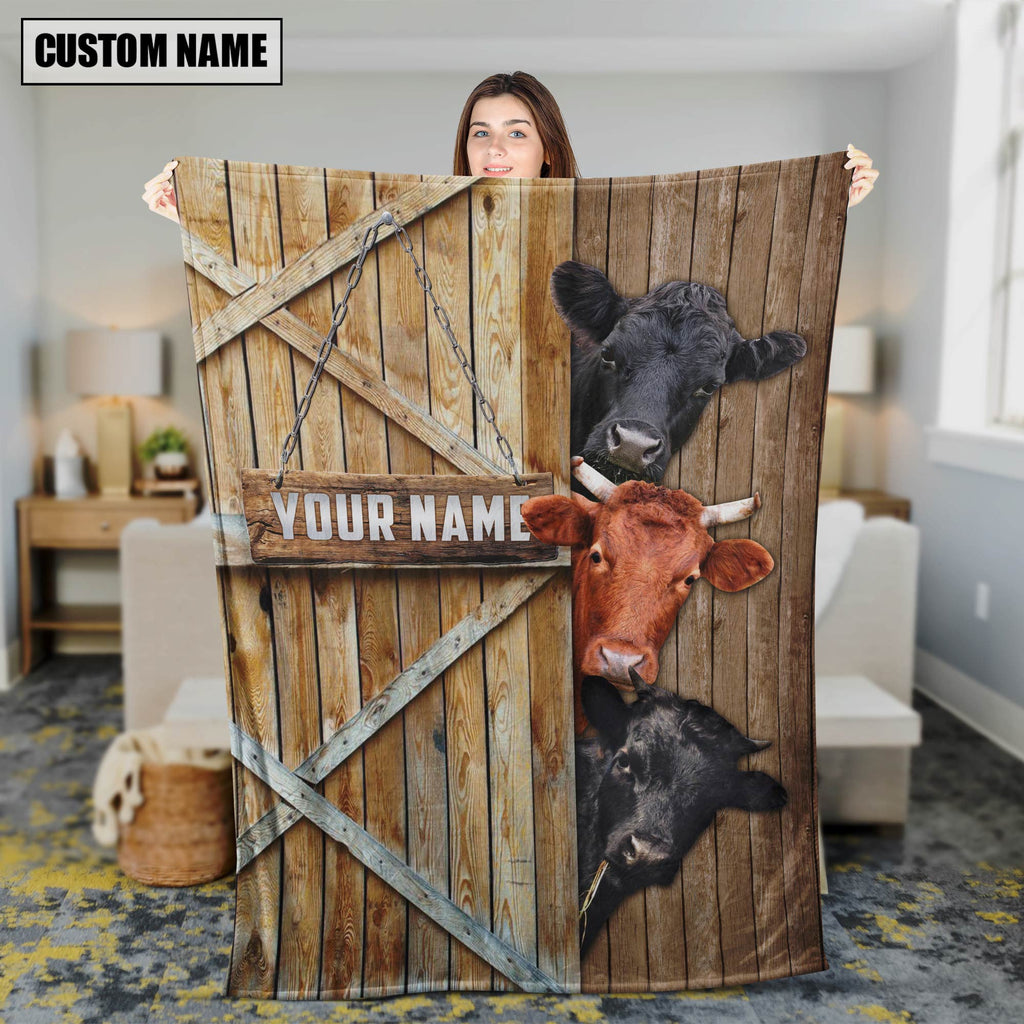 Personalized Name Dexter Barn Blanket