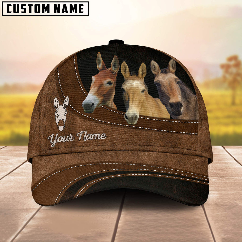 Mule Happiness Customized Name Cap