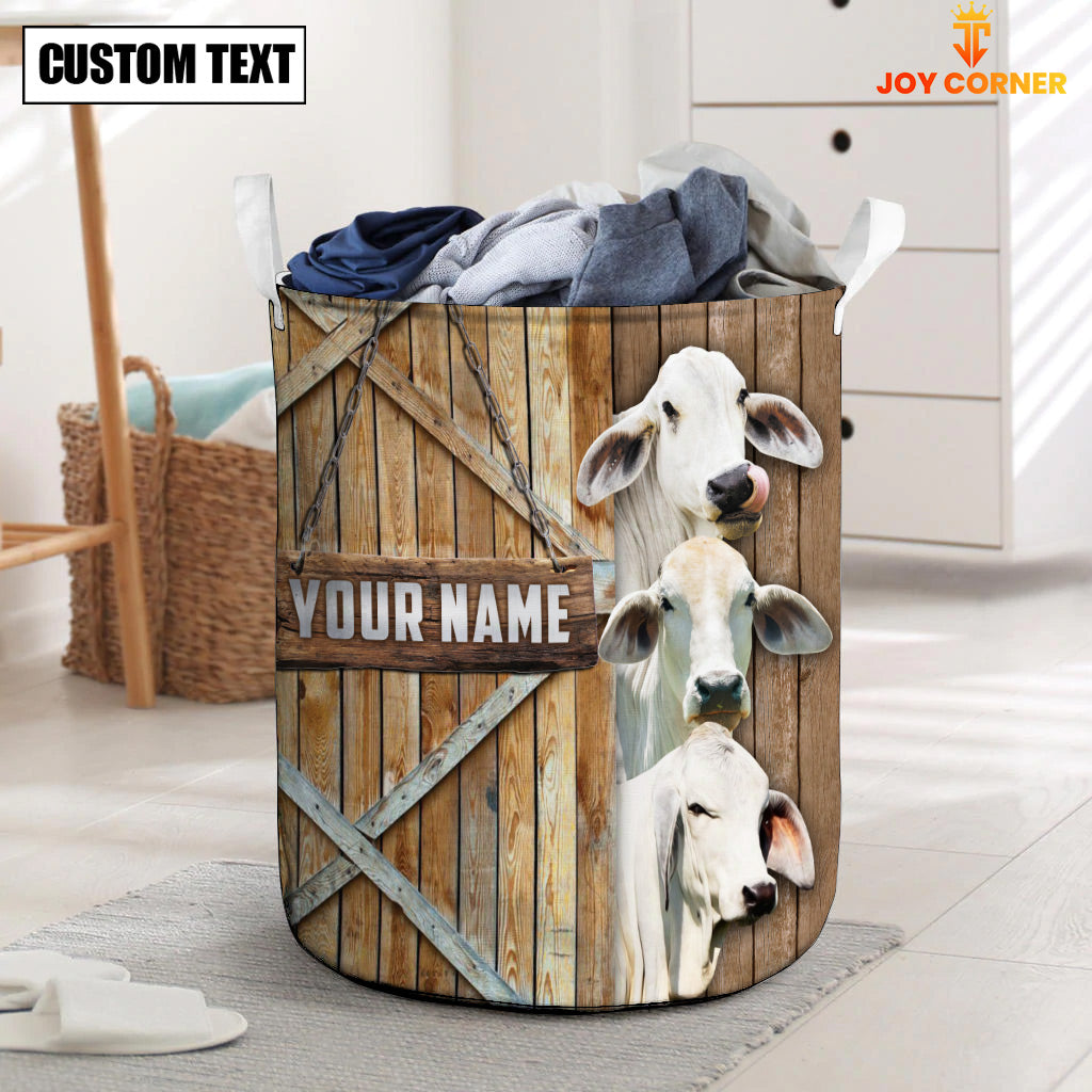 Brahman Barn Custom Name Laundry Basket