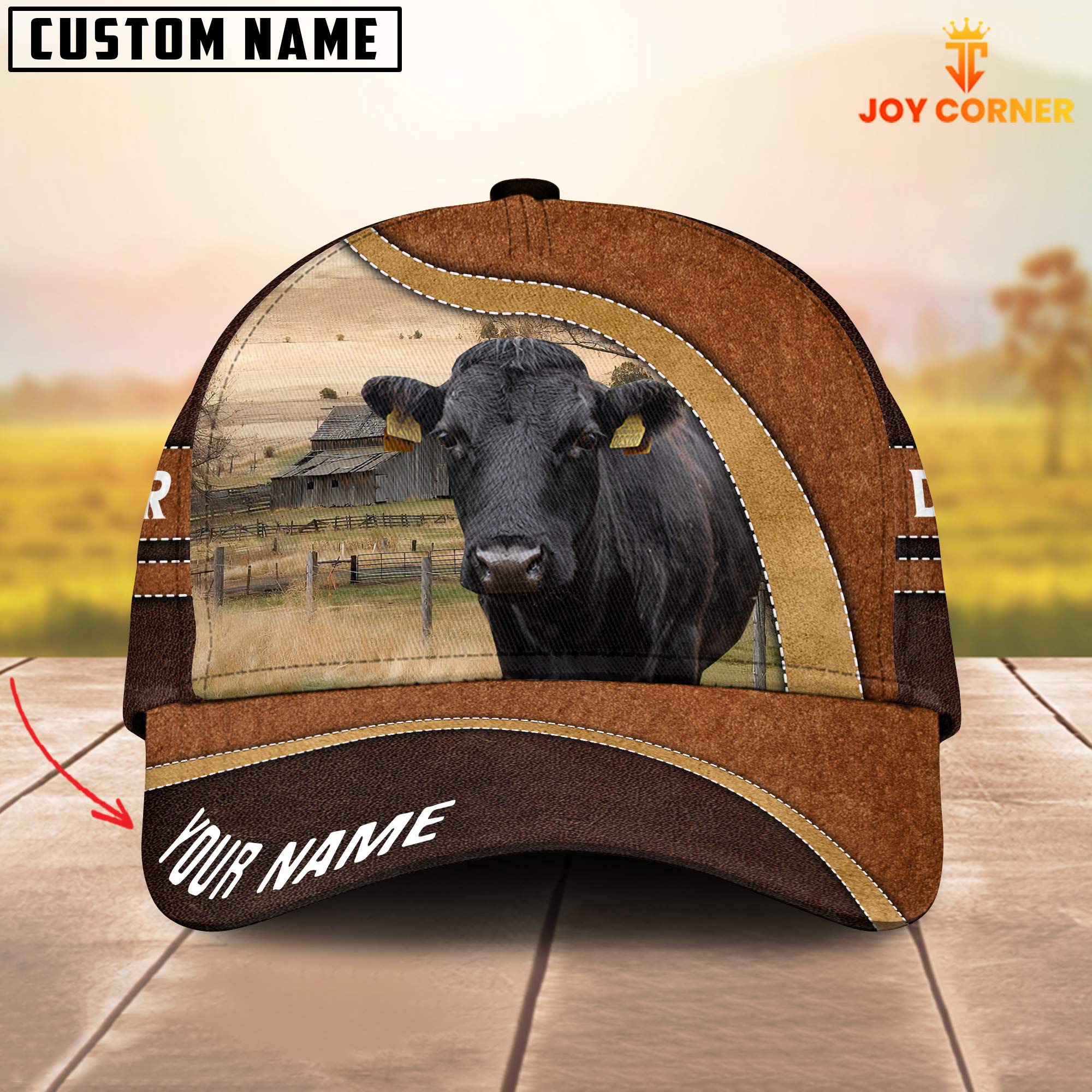 Dexter Happy Face Customized Name Cap