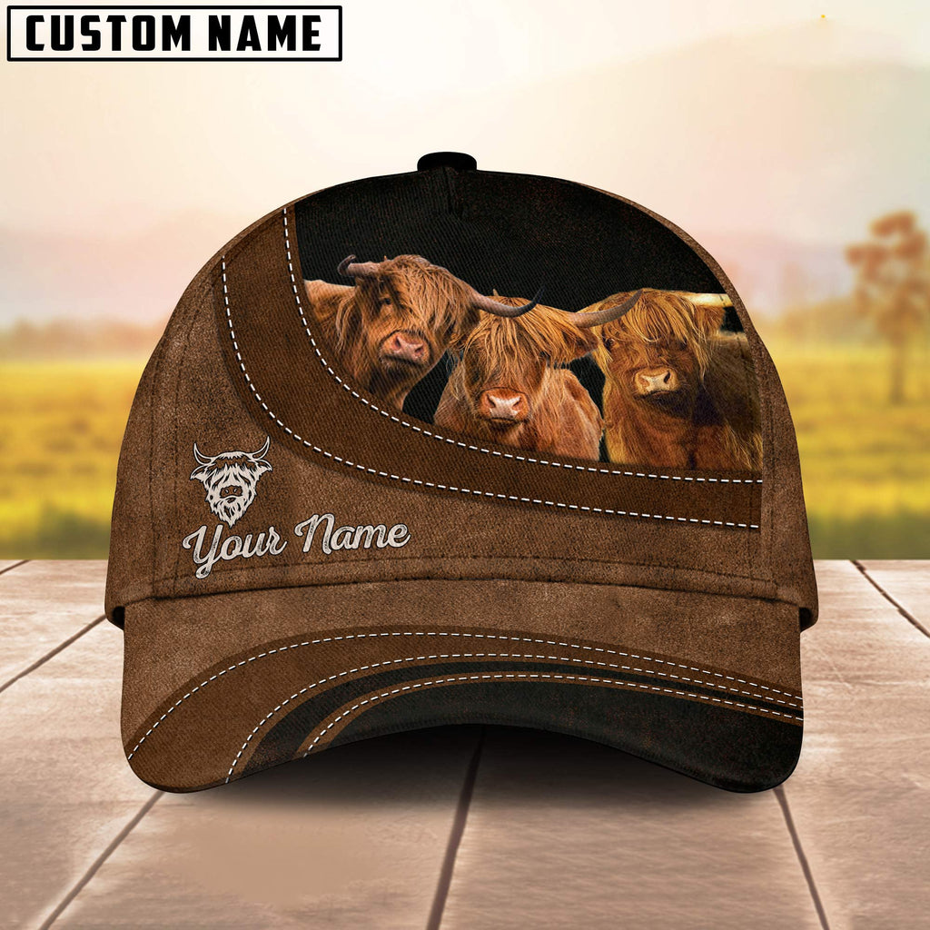 Highland Happiness Customized Name Cap