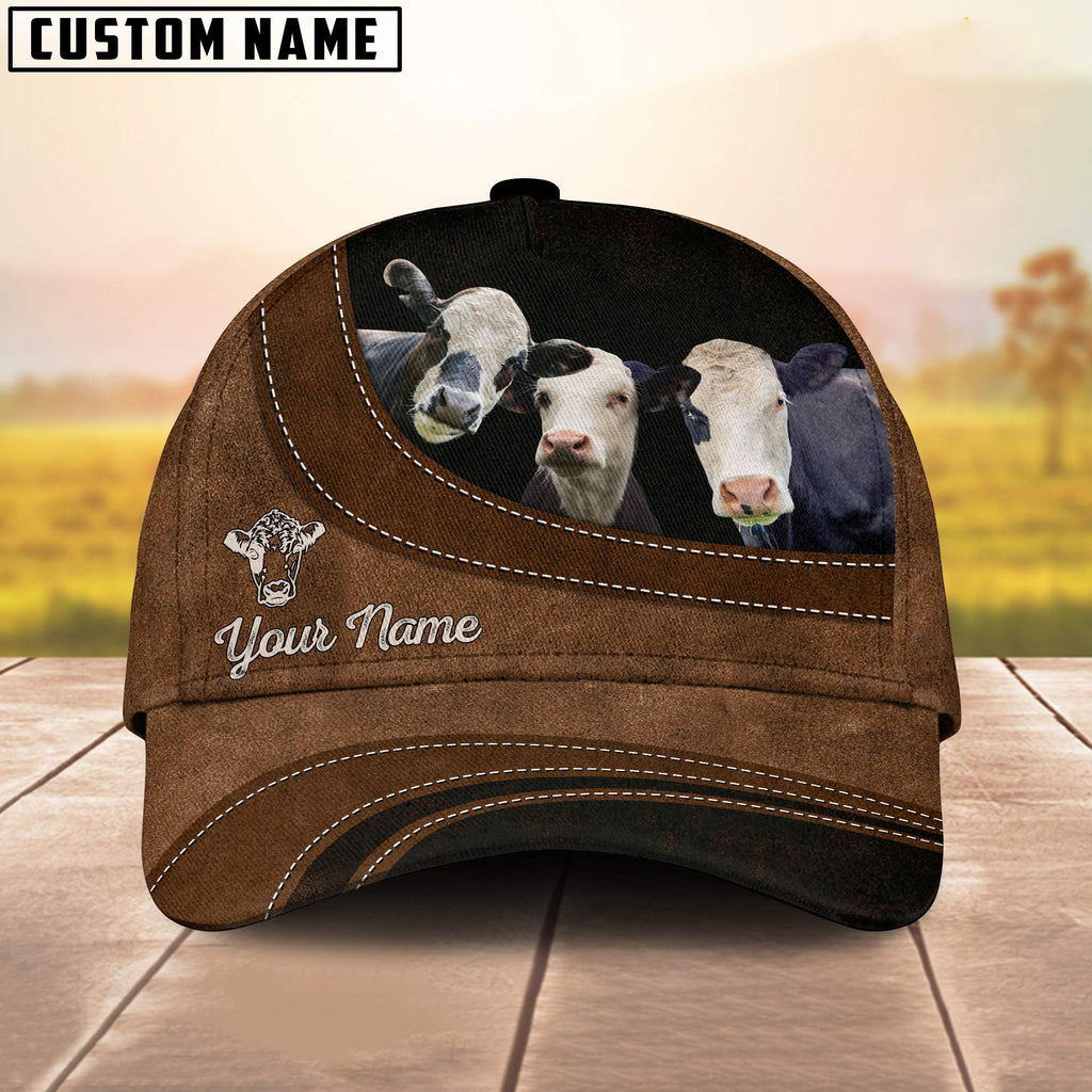 Black Baldy Happiness Customized Name Cap