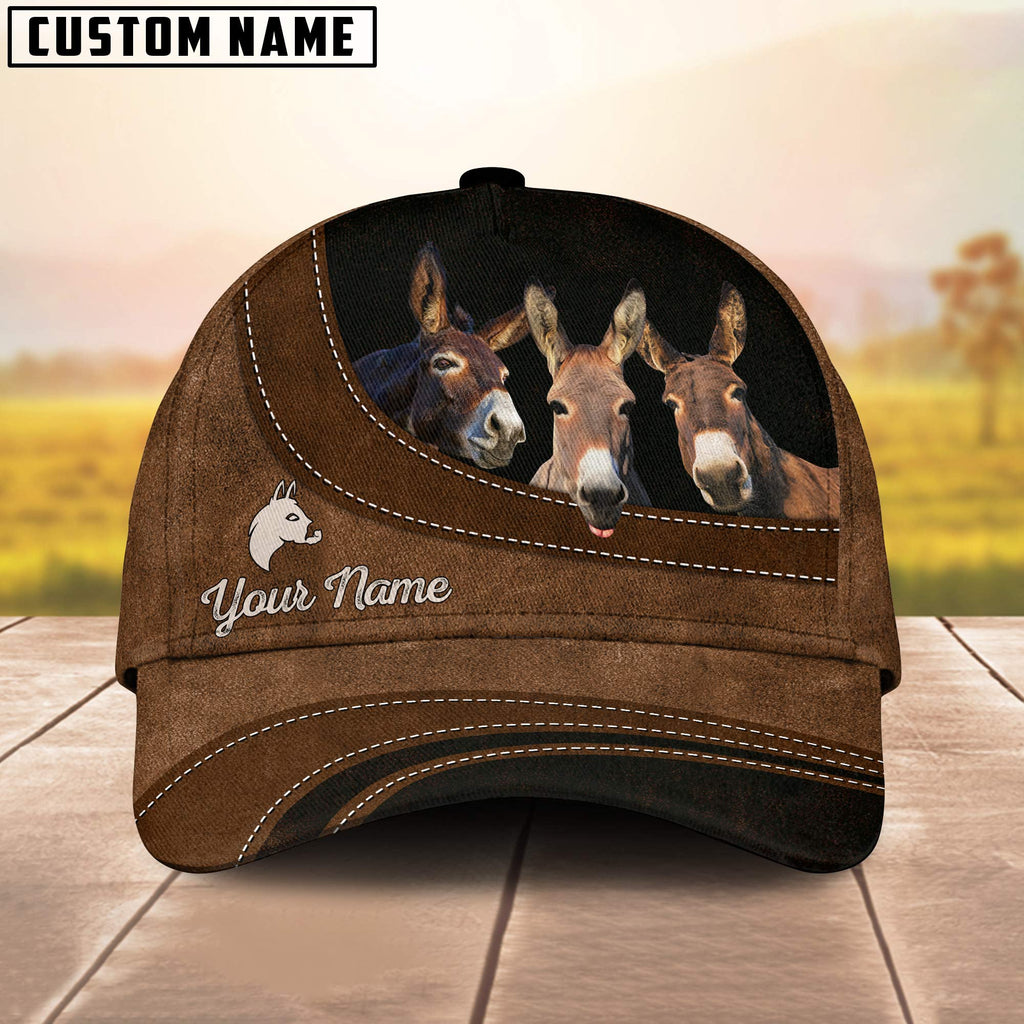 Donkey Happiness Customized Name Cap