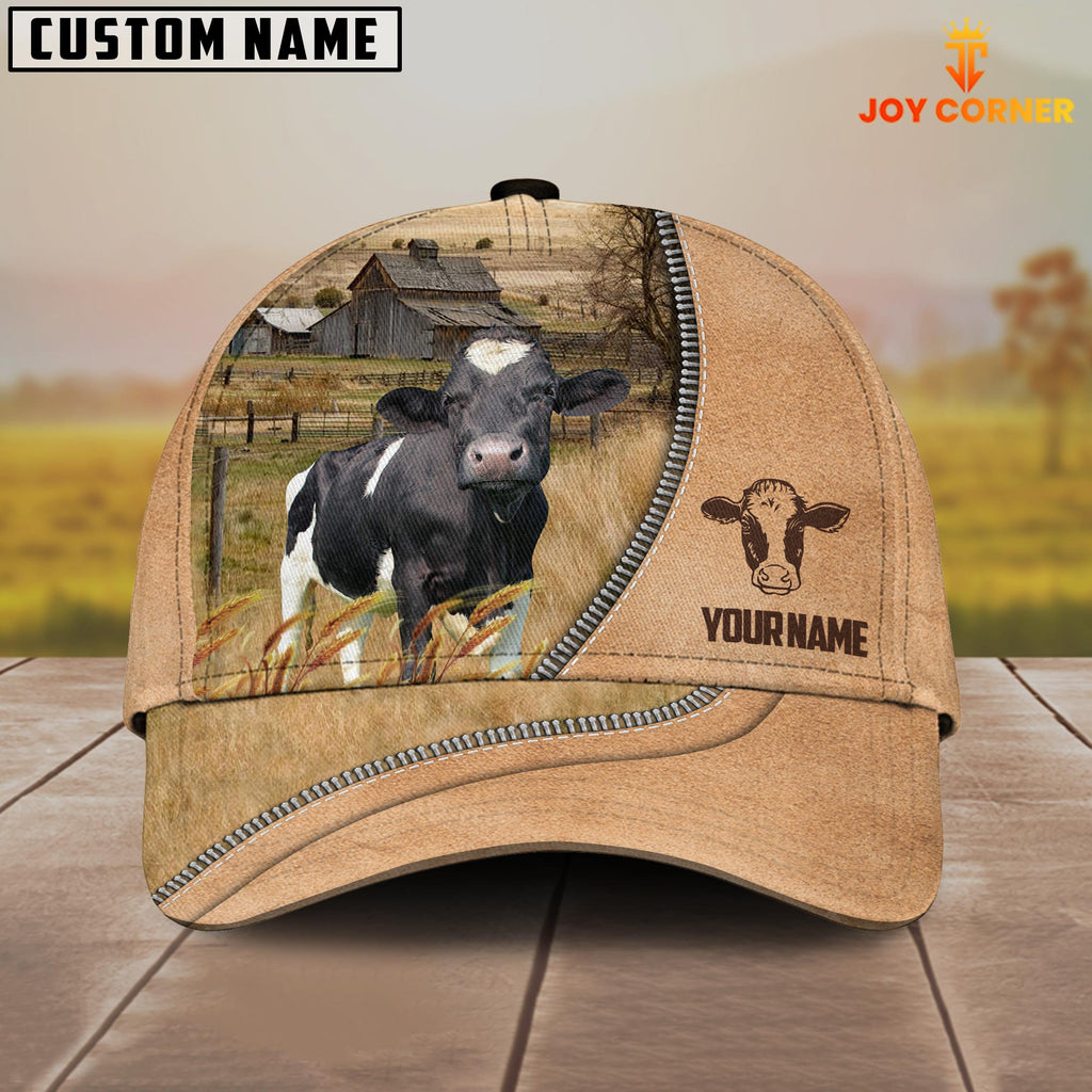 Holstein Farming Light Brown Customized Name Cap