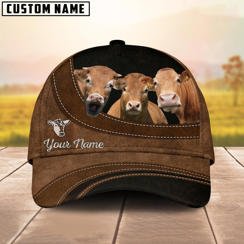 Gelbivieh Happiness Customized Name Cap