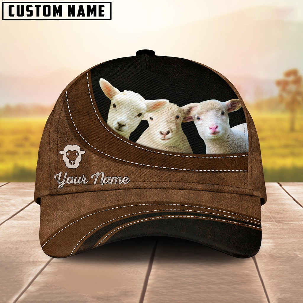 Lambs Happiness Customized Name Cap