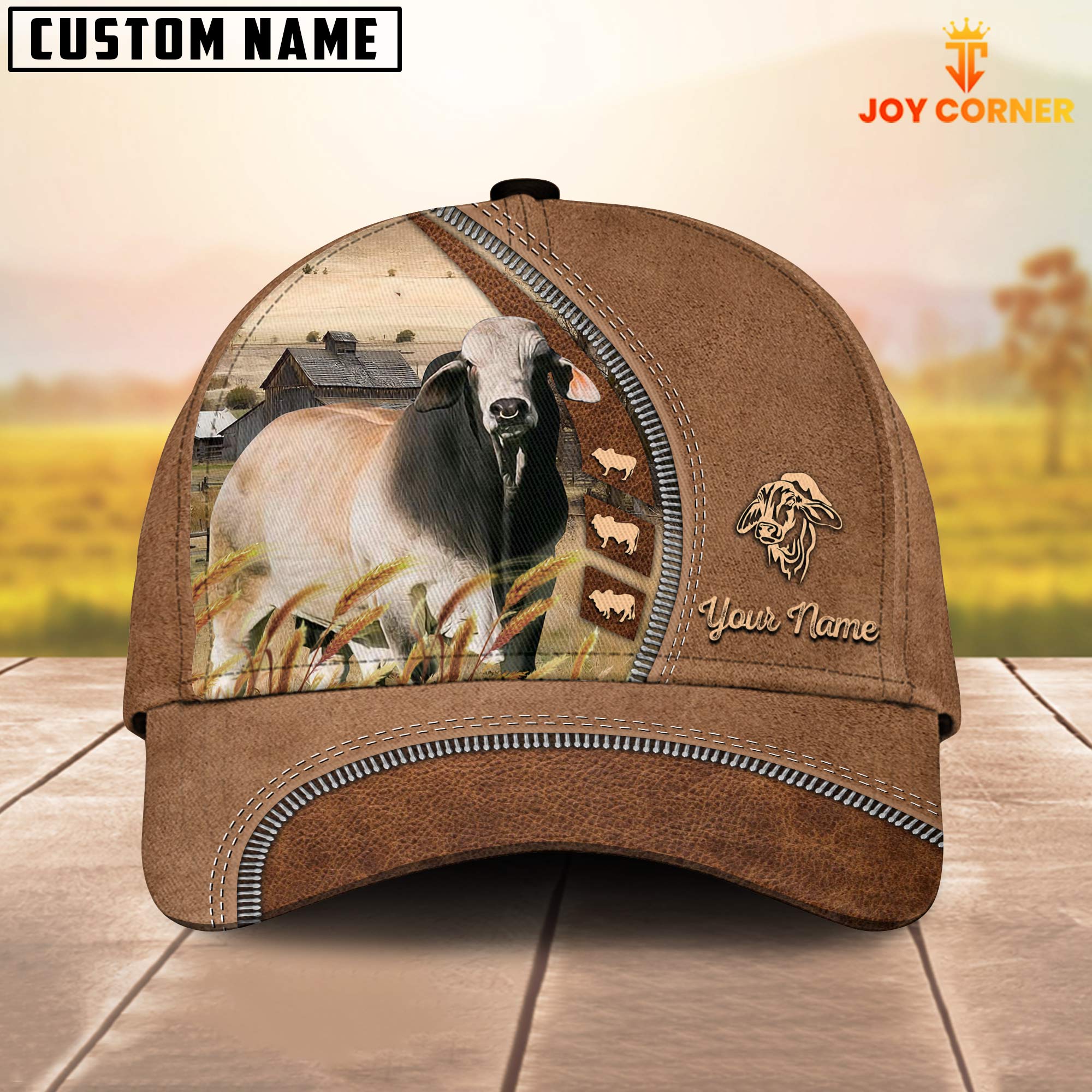 Brahman Farming Land Customized Name Cap