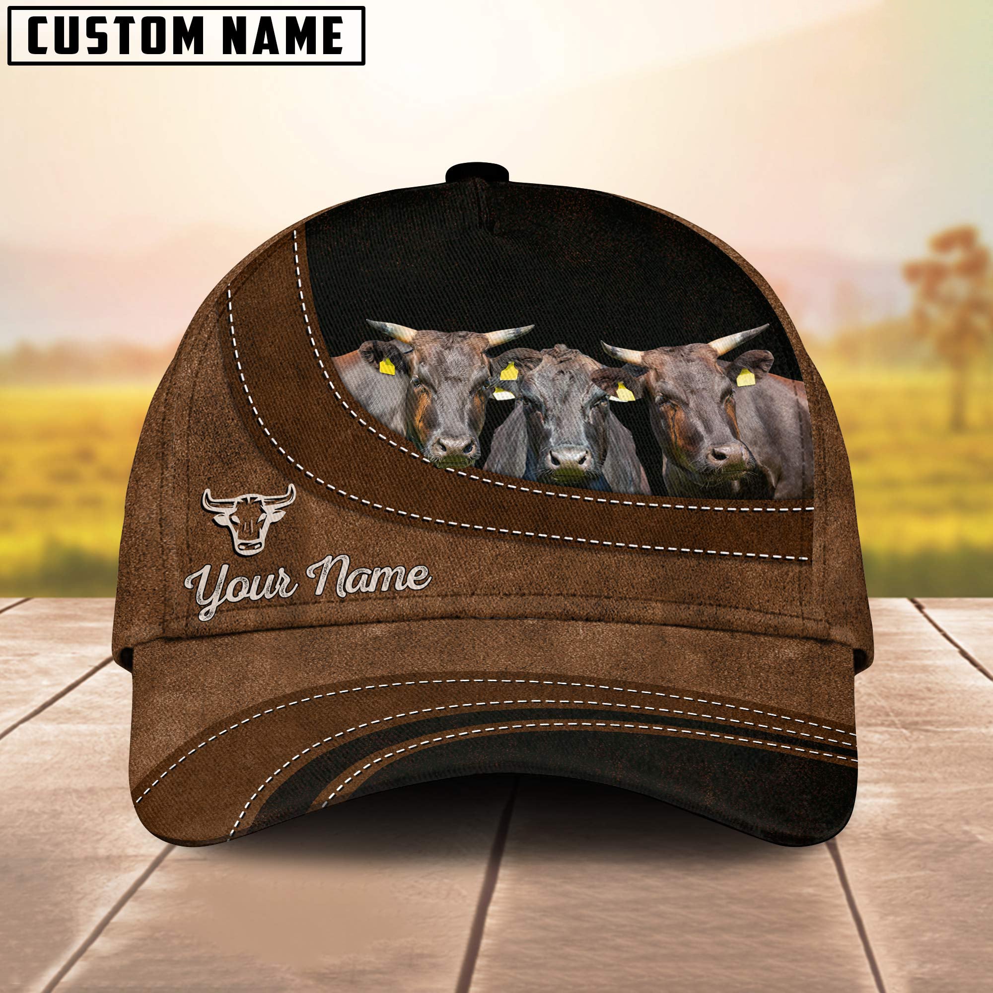 Wagyu Happiness Customized Name Cap
