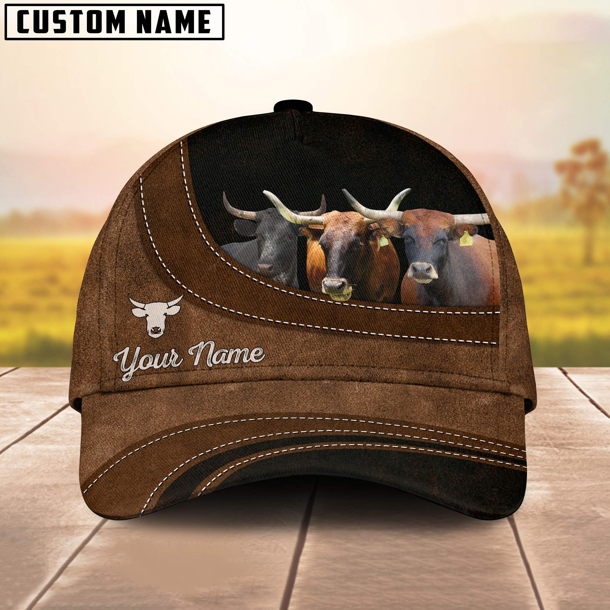 Corriente Happiness Customized Name Cap