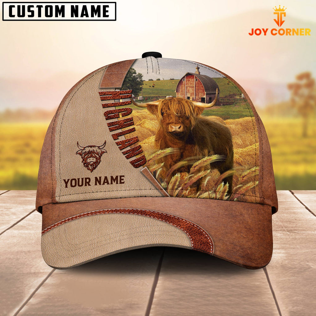 Personalized Name Highland Farm Barn Cap