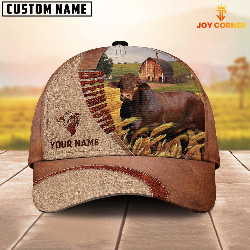 Personalized Name Beefmaster Farm Barn Cap