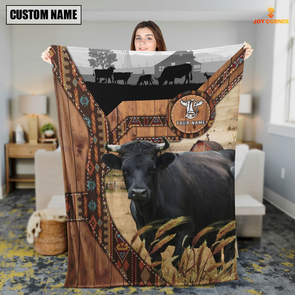 Dexter Custom Name Brocade Pattern Blanket