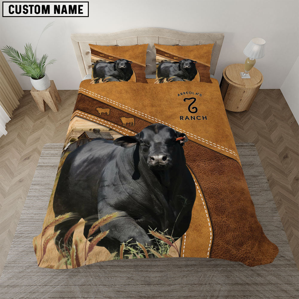 Custom Name Brangus For Customer Bedding Set