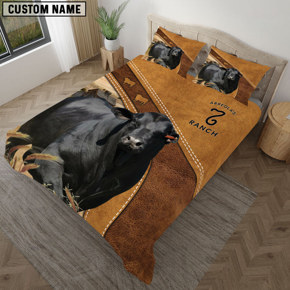 Custom Name Brangus For Customer Bedding Set