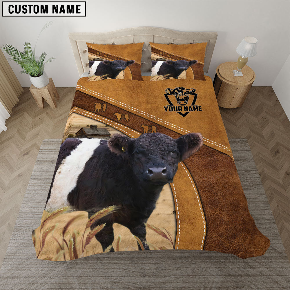 Belted Galloway Cattle Customized Bedding set